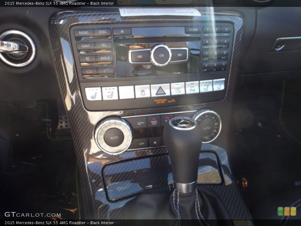 Black Interior Controls for the 2015 Mercedes-Benz SLK 55 AMG Roadster #102633064