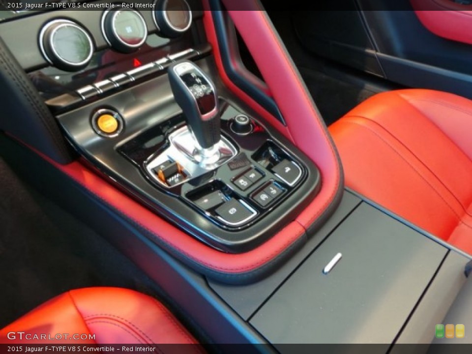 Red Interior Transmission for the 2015 Jaguar F-TYPE V8 S Convertible #102636097