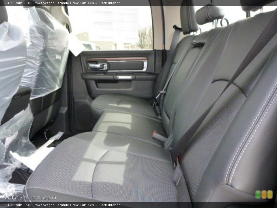 Black Interior Rear Seat for the 2015 Ram 2500 Powerwagon Laramie Crew Cab 4x4 #102638651