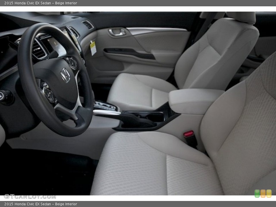 Beige Interior Photo for the 2015 Honda Civic EX Sedan #102641855
