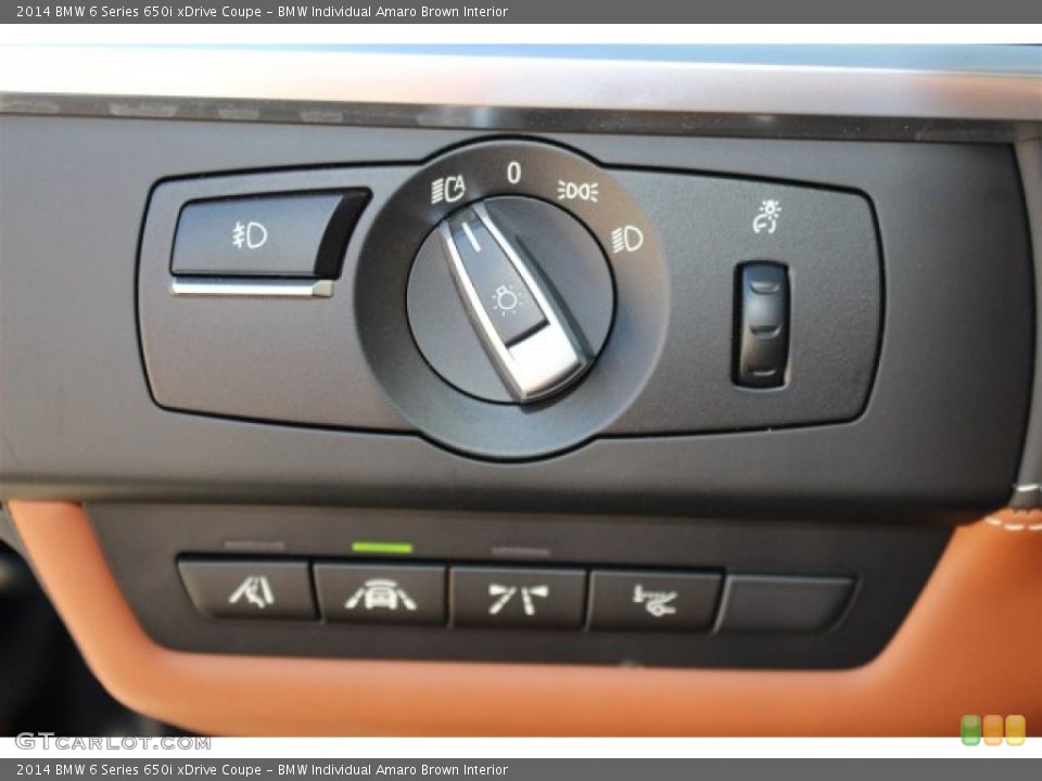 BMW Individual Amaro Brown Interior Controls for the 2014 BMW 6 Series 650i xDrive Coupe #102648061