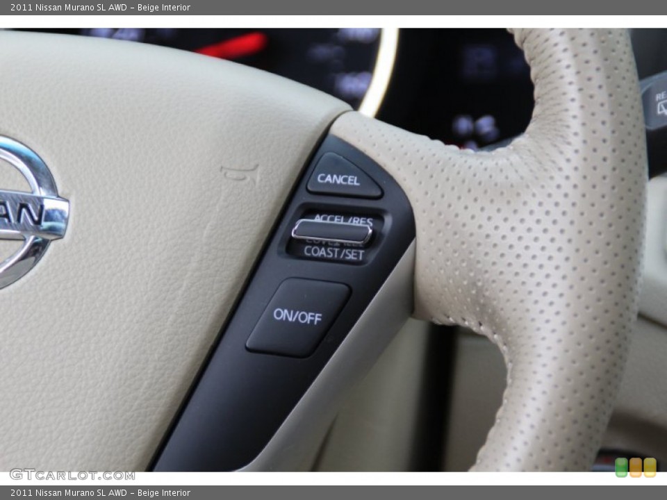 Beige Interior Controls for the 2011 Nissan Murano SL AWD #102650333