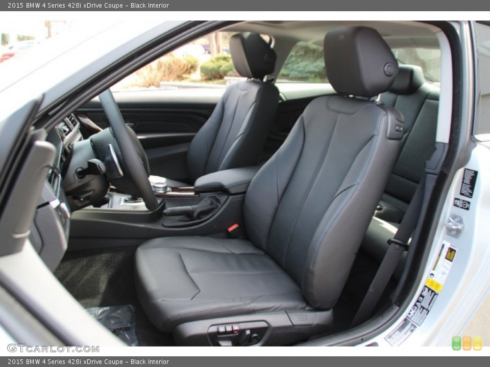 Black Interior Front Seat for the 2015 BMW 4 Series 428i xDrive Coupe #102650470