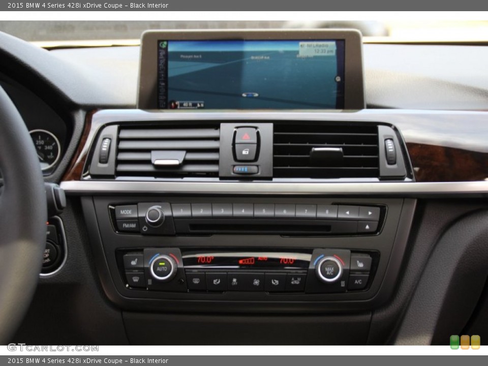 Black Interior Controls for the 2015 BMW 4 Series 428i xDrive Coupe #102650554