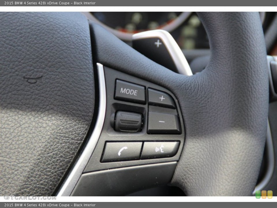 Black Interior Controls for the 2015 BMW 4 Series 428i xDrive Coupe #102650686