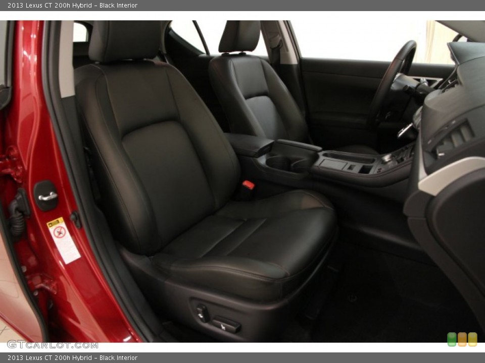 Black Interior Front Seat for the 2013 Lexus CT 200h Hybrid #102655195