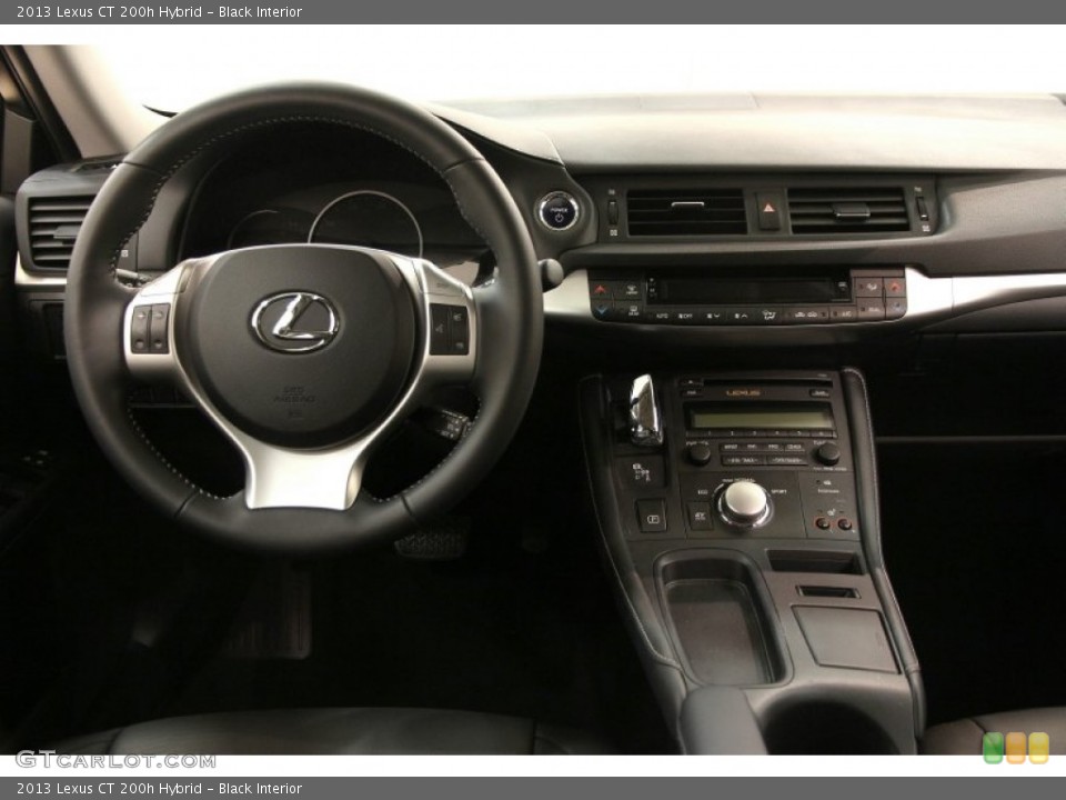 Black Interior Dashboard for the 2013 Lexus CT 200h Hybrid #102655246