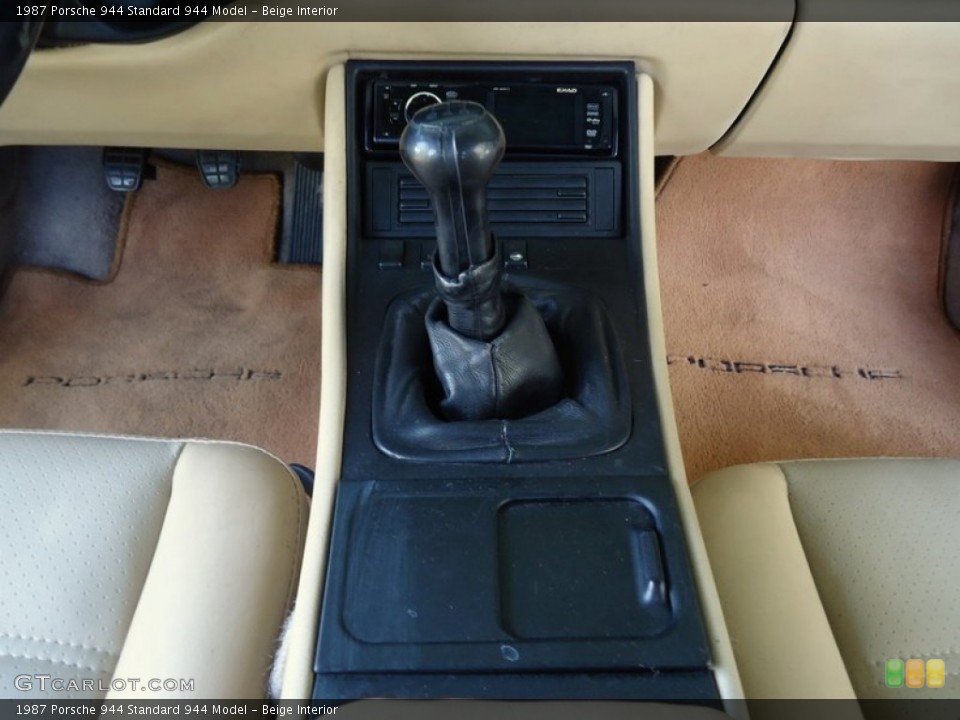 Beige Interior Transmission for the 1987 Porsche 944  #102659311