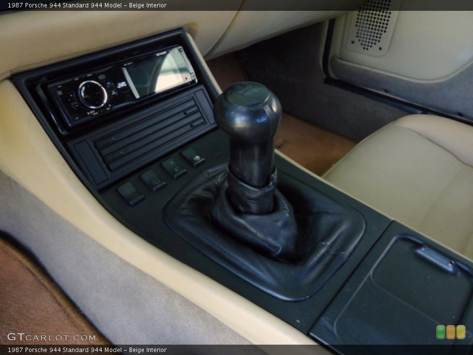 Beige Interior Transmission for the 1987 Porsche 944  #102660292