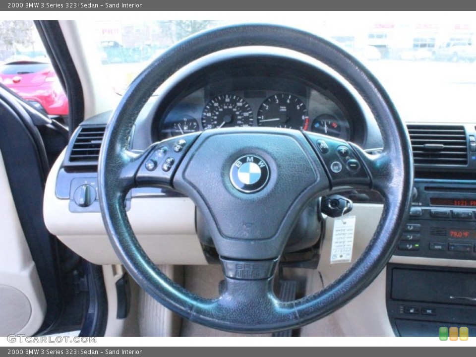 Sand Interior Steering Wheel for the 2000 BMW 3 Series 323i Sedan #102662632