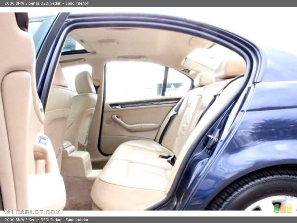 Sand Interior Rear Seat for the 2000 BMW 3 Series 323i Sedan #102662716