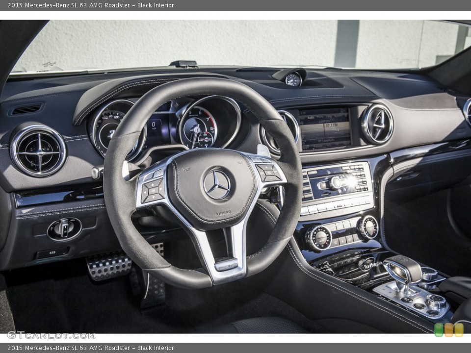 Black Interior Dashboard for the 2015 Mercedes-Benz SL 63 AMG Roadster #102666739
