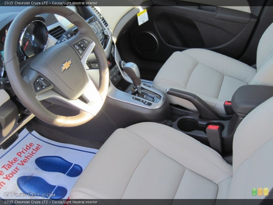 Cocoa/Light Neutral Interior Photo for the 2015 Chevrolet Cruze LTZ #102668530
