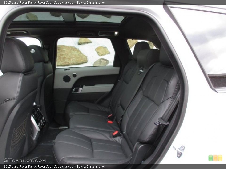 Ebony/Cirrus 2015 Land Rover Range Rover Sport Interiors