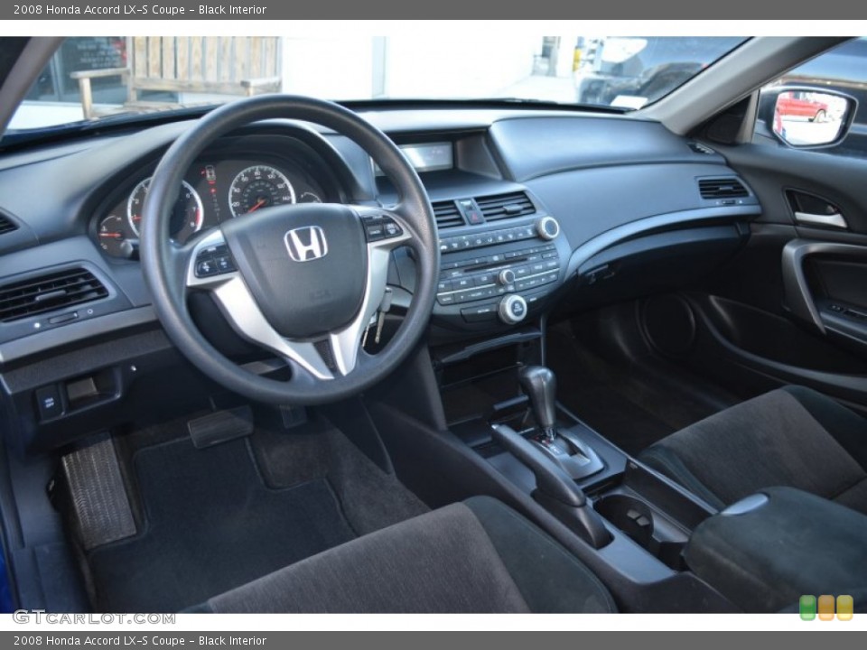 Black 2008 Honda Accord Interiors