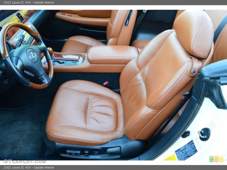 Saddle Interior Photo for the 2002 Lexus SC 430 #102676978