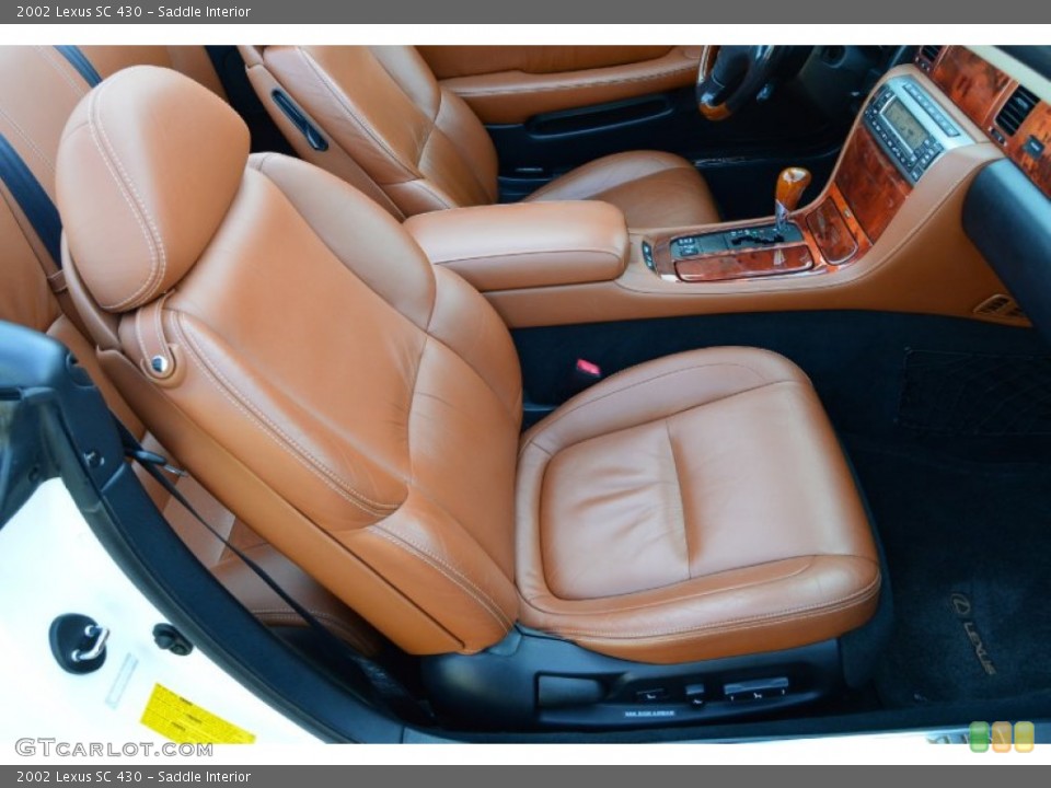 Saddle Interior Front Seat for the 2002 Lexus SC 430 #102677013
