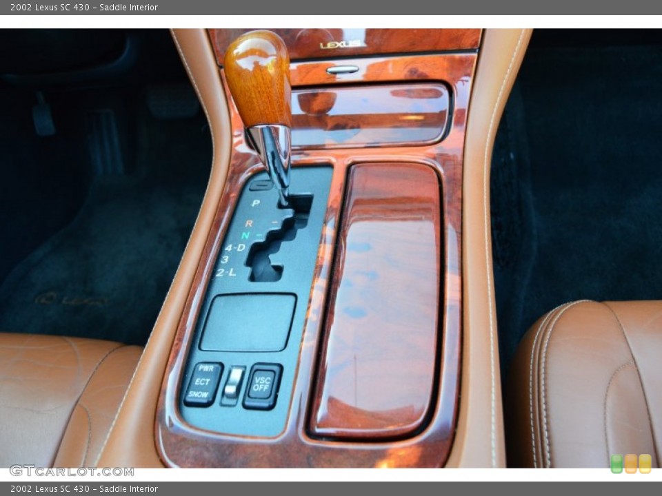 Saddle Interior Transmission for the 2002 Lexus SC 430 #102677083