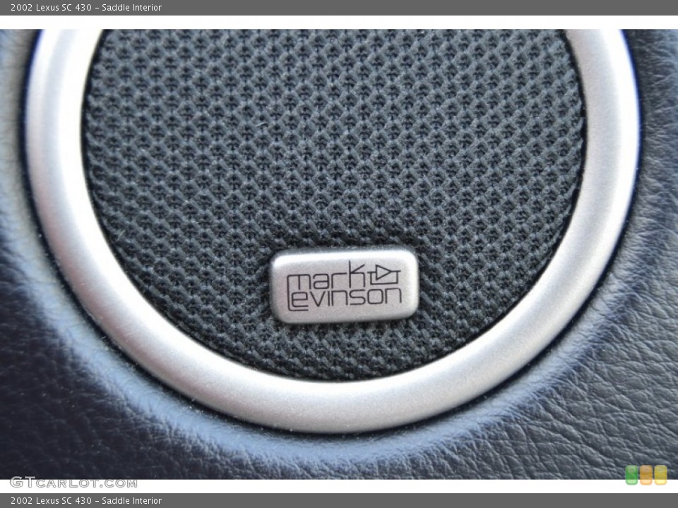 Saddle Interior Audio System for the 2002 Lexus SC 430 #102677174