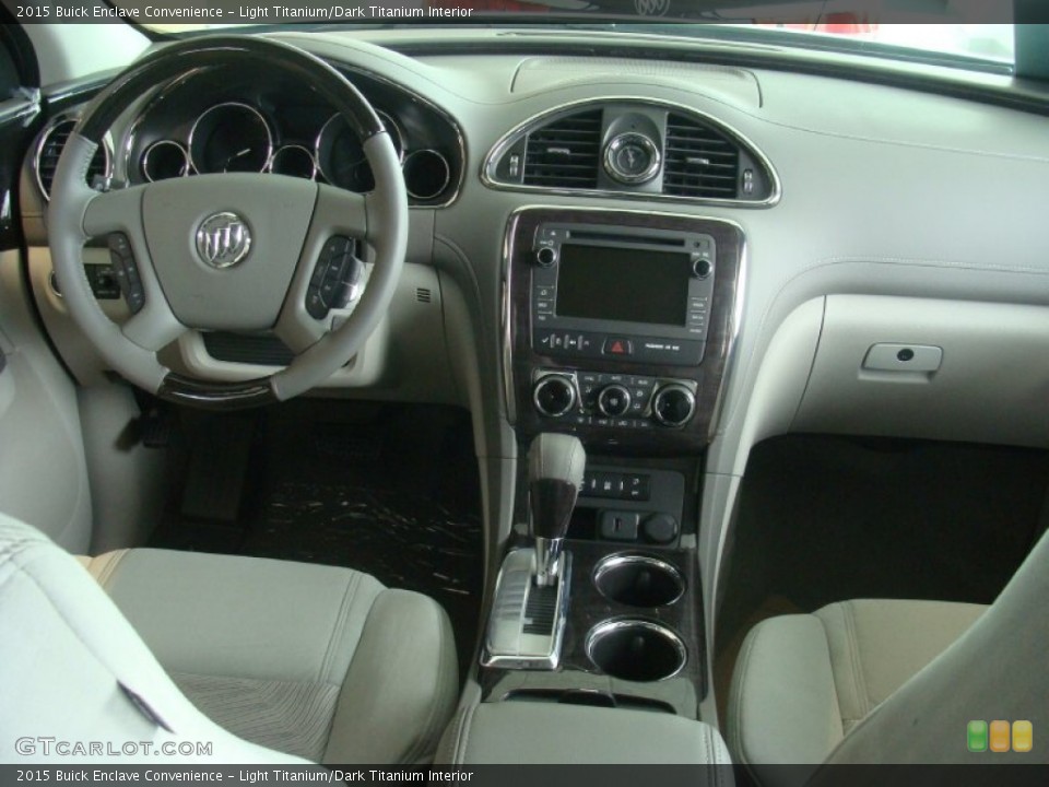 Light Titanium/Dark Titanium Interior Dashboard for the 2015 Buick Enclave Convenience #102677401
