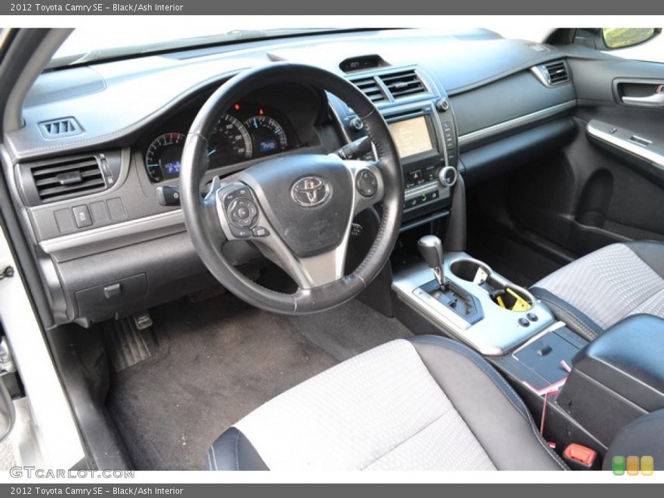 Black/Ash Interior Photo for the 2012 Toyota Camry SE #102677602