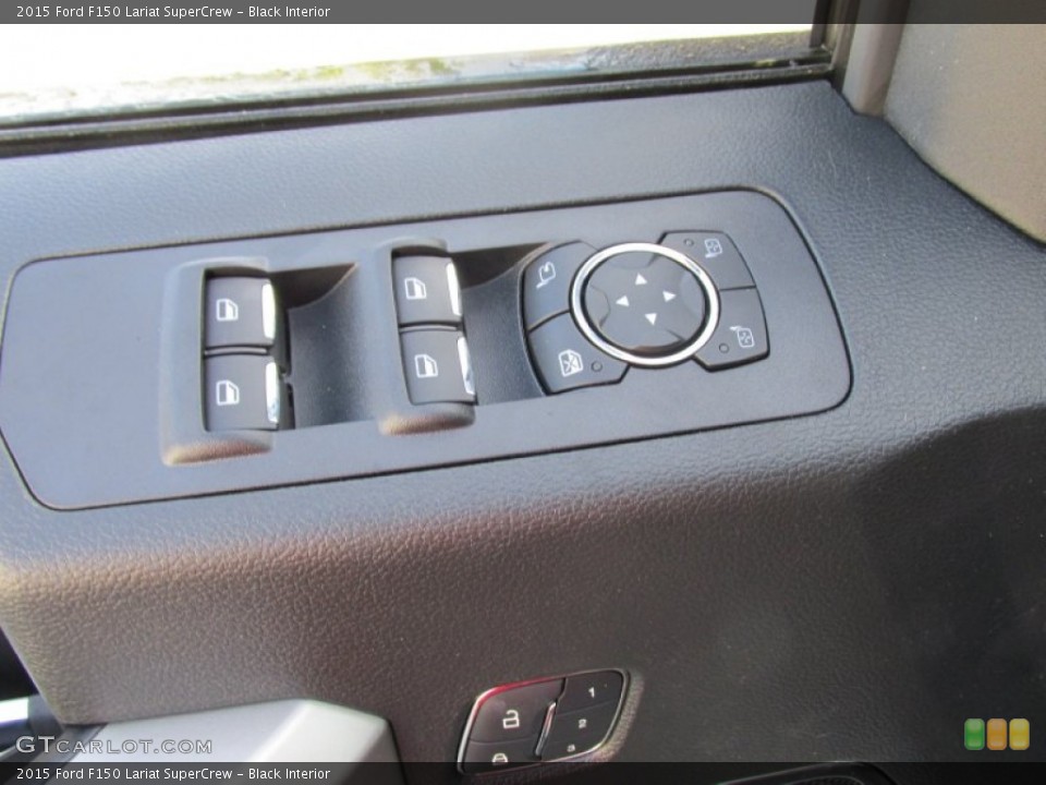 Black Interior Controls for the 2015 Ford F150 Lariat SuperCrew #102682423