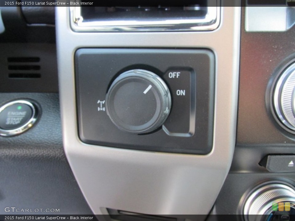 Black Interior Controls for the 2015 Ford F150 Lariat SuperCrew #102682561