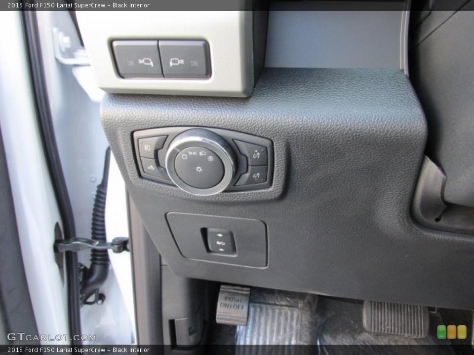 Black Interior Controls for the 2015 Ford F150 Lariat SuperCrew #102682640
