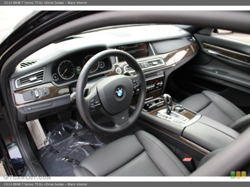 Black 2014 BMW 7 Series Interiors