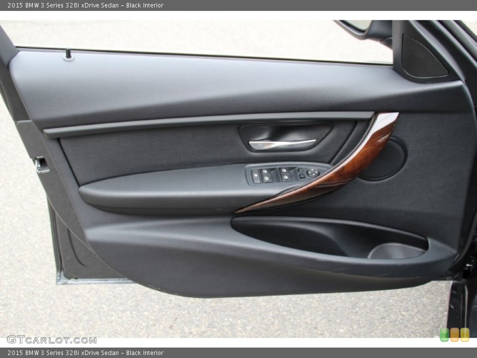 Black Interior Door Panel for the 2015 BMW 3 Series 328i xDrive Sedan #102684946