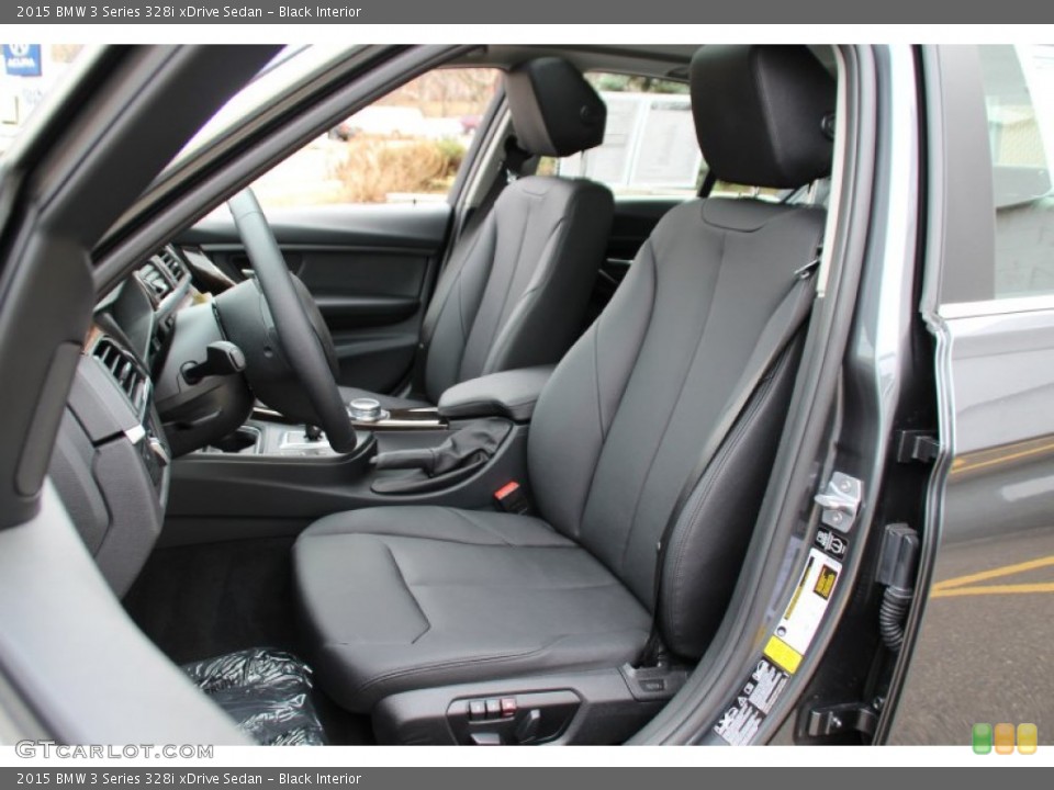 Black Interior Front Seat for the 2015 BMW 3 Series 328i xDrive Sedan #102685039