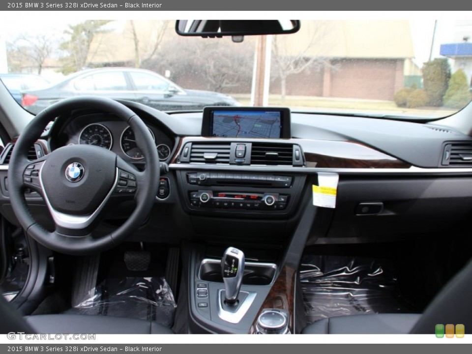 Black Interior Dashboard for the 2015 BMW 3 Series 328i xDrive Sedan #102685072