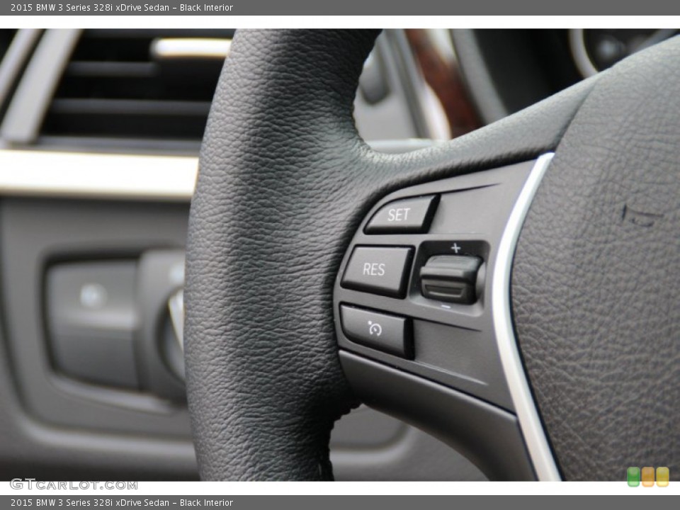 Black Interior Controls for the 2015 BMW 3 Series 328i xDrive Sedan #102685135