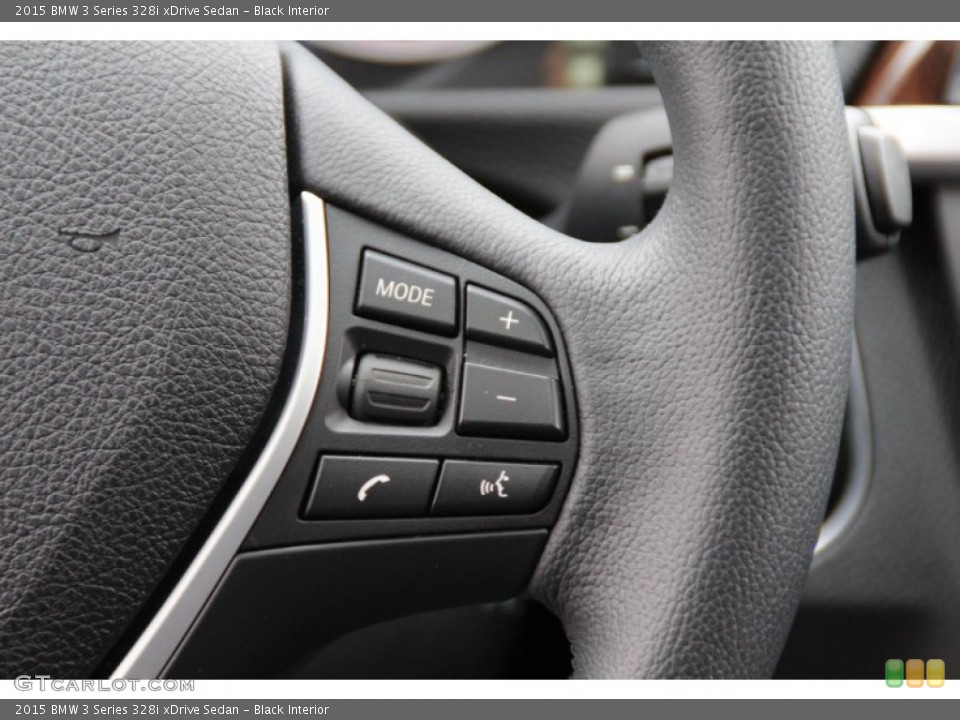 Black Interior Controls for the 2015 BMW 3 Series 328i xDrive Sedan #102685153