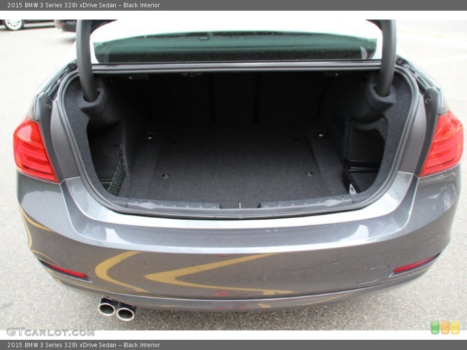 Black Interior Trunk for the 2015 BMW 3 Series 328i xDrive Sedan #102685189