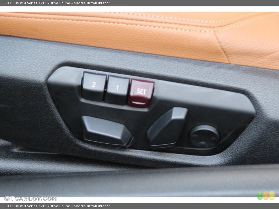 Saddle Brown Interior Controls for the 2015 BMW 4 Series 428i xDrive Coupe #102685624