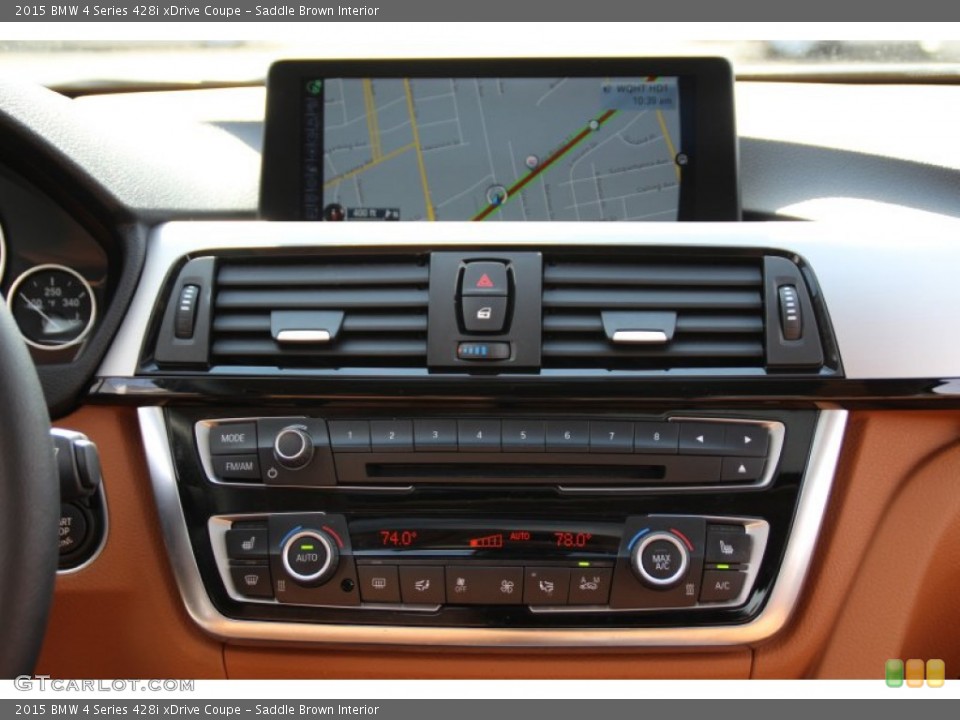 Saddle Brown Interior Controls for the 2015 BMW 4 Series 428i xDrive Coupe #102685682