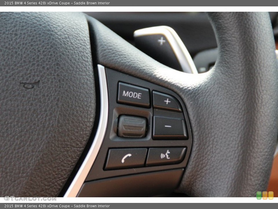 Saddle Brown Interior Controls for the 2015 BMW 4 Series 428i xDrive Coupe #102685741