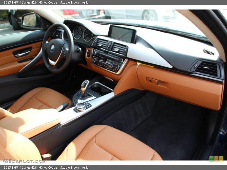 Saddle Brown Interior Photo for the 2015 BMW 4 Series 428i xDrive Coupe #102685837