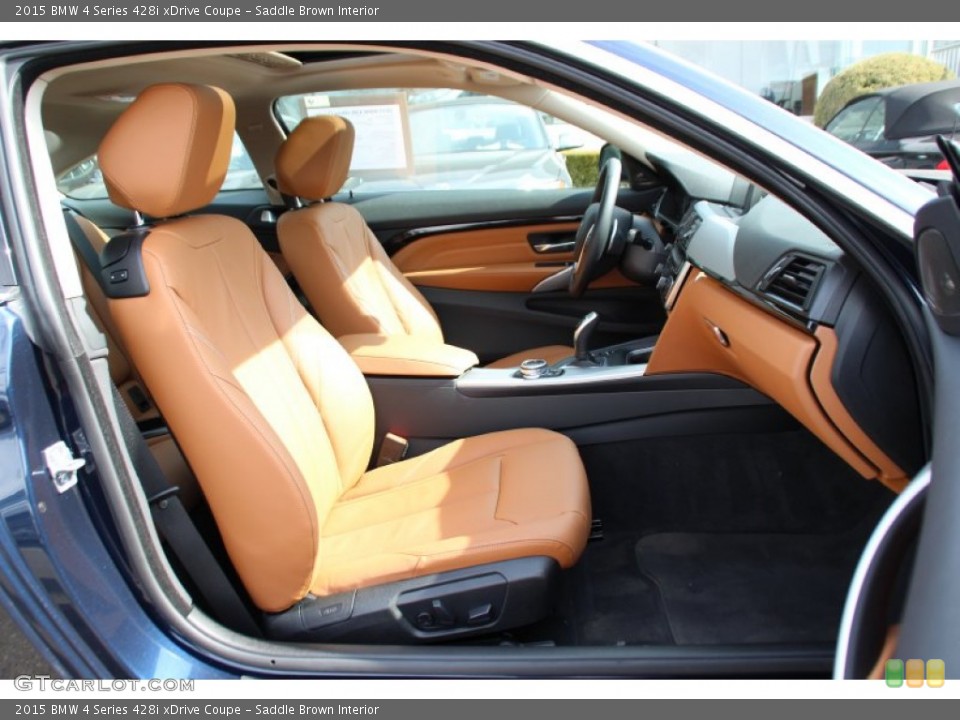Saddle Brown Interior Front Seat for the 2015 BMW 4 Series 428i xDrive Coupe #102685851