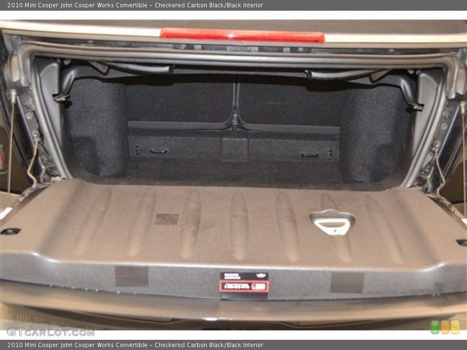 Checkered Carbon Black/Black Interior Trunk for the 2010 Mini Cooper John Cooper Works Convertible #102689059