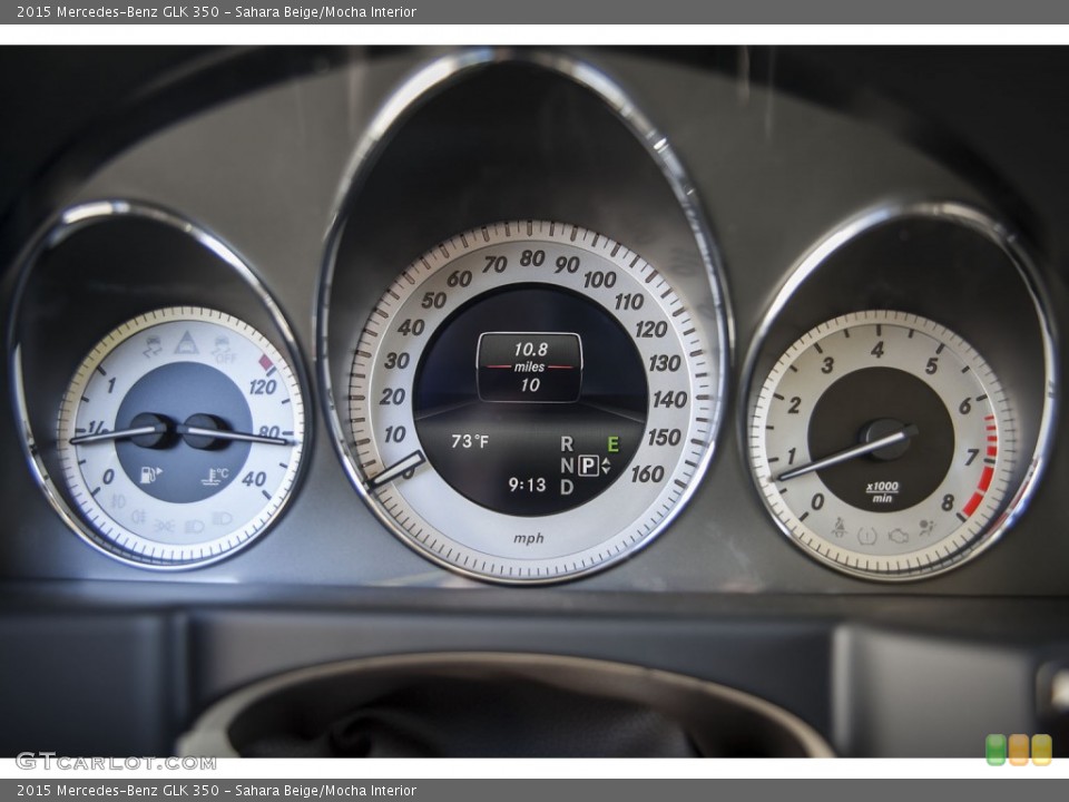 Sahara Beige/Mocha Interior Gauges for the 2015 Mercedes-Benz GLK 350 #102691747