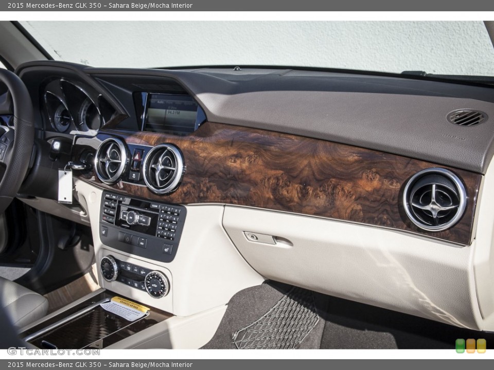 Sahara Beige/Mocha Interior Dashboard for the 2015 Mercedes-Benz GLK 350 #102691765
