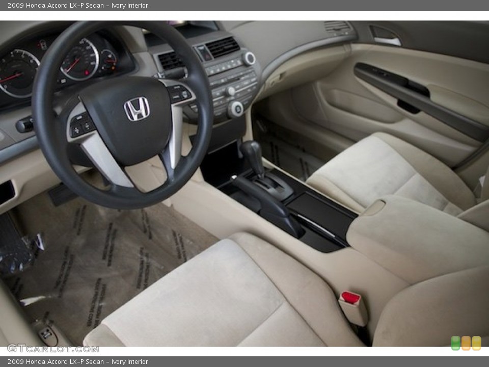 Ivory Interior Photo for the 2009 Honda Accord LX-P Sedan #102693698