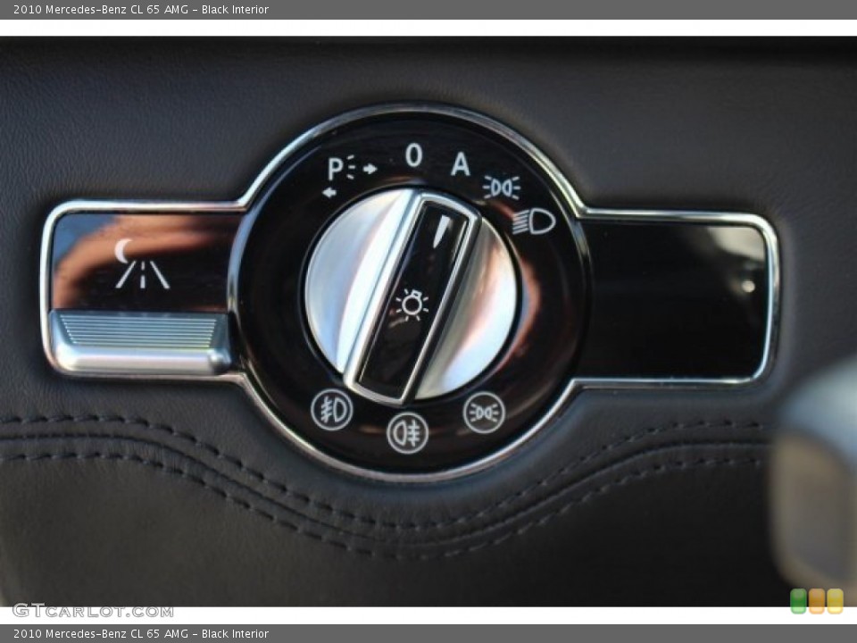 Black Interior Controls for the 2010 Mercedes-Benz CL 65 AMG #102696464