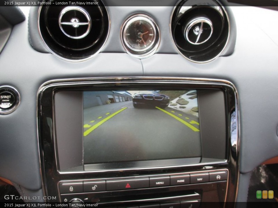 London Tan/Navy Interior Controls for the 2015 Jaguar XJ XJL Portfolio #102697628