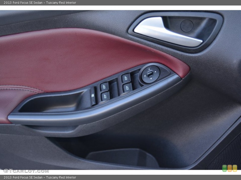 Tuscany Red Interior Controls for the 2013 Ford Focus SE Sedan #102701549