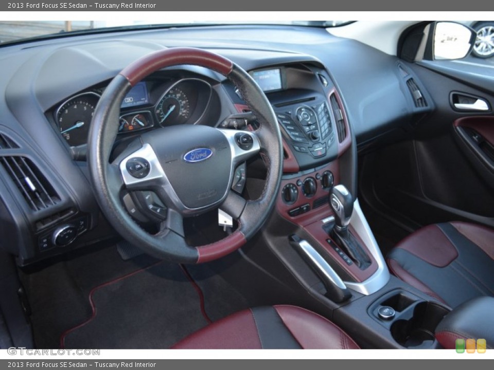 Tuscany Red Interior Photo for the 2013 Ford Focus SE Sedan #102701600