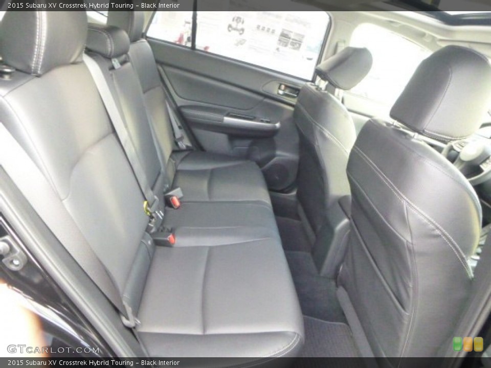 Black Interior Rear Seat for the 2015 Subaru XV Crosstrek Hybrid Touring #102704543