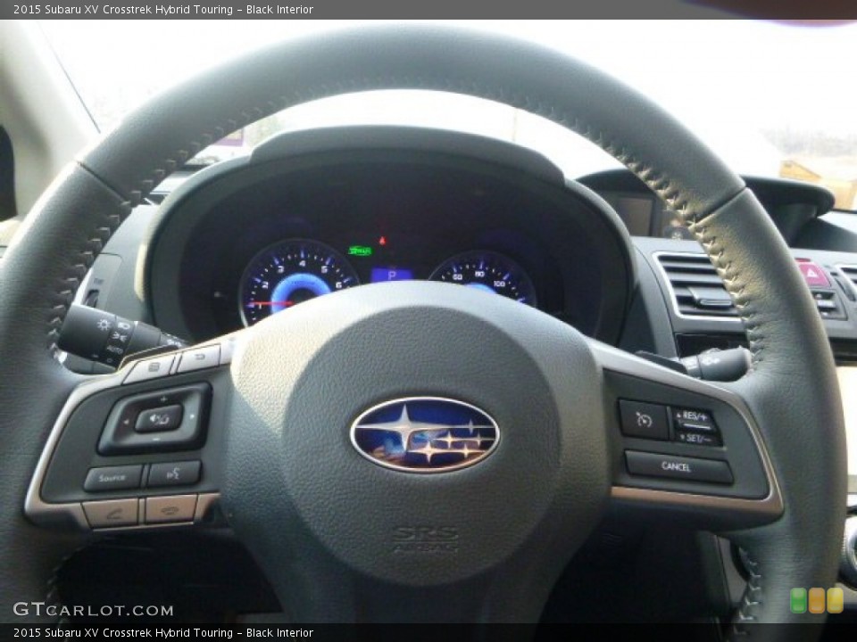 Black Interior Steering Wheel for the 2015 Subaru XV Crosstrek Hybrid Touring #102704699